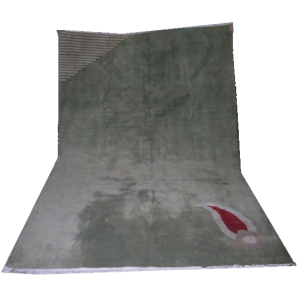 Code,2021 North West of Iran,Khorasan Province,Am Oghli group,Light pastel green filed ,Wool on cotton base,Mint condition     /SOLD/
