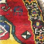 Code;1021 North East of Iran,Khorasan Area,Kurd tribes,complete knotted Rifle cover,all natural colors/SOLD/