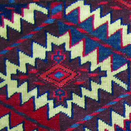 Code;1022 Central Asia,Turkman area,Tekkeh tribes,Complete Asmalik ,all natural colors,full pile